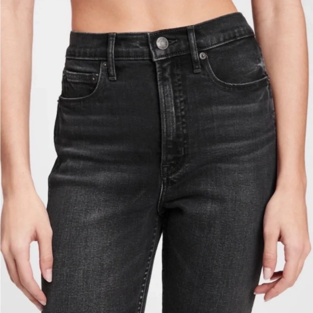GAP VINTAGE SLIM HIGH RISE BLACK JEANS - Picture 2 of 12